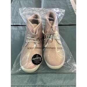 Pink Sparkle High Top Sneakers